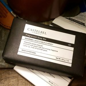 Castelbel Porto Luxury Goats Milk & Honey Soap - Large Bar wrapped hostess gift